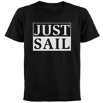 Just Sail Black T-shirt
