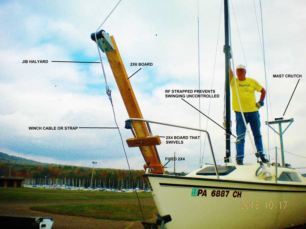 Precision P-21 Mast Raising System