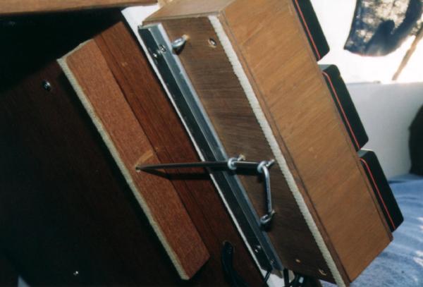 Swing out instrument cluster