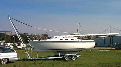 Mast rasing system. step 1