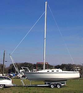 Mast raising system, mast up