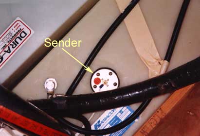 Fuel sender on P-27/28